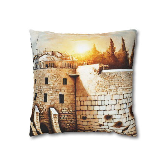 Square Poly Canvas Pillowcase